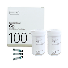 Load image into Gallery viewer, ARKRAY GlucoCard G+ Blood Glucose Test Strips 100 Strips pack - Bottlepack Arkray