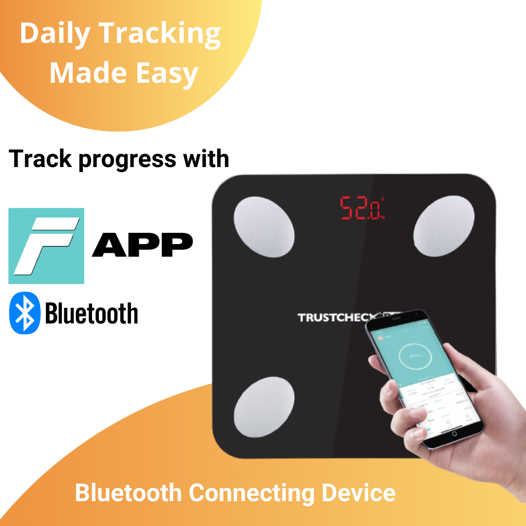 Trustcheck Digital Bluetooth Fitness body composition analyzer monitor with 13 Parameters Arkray