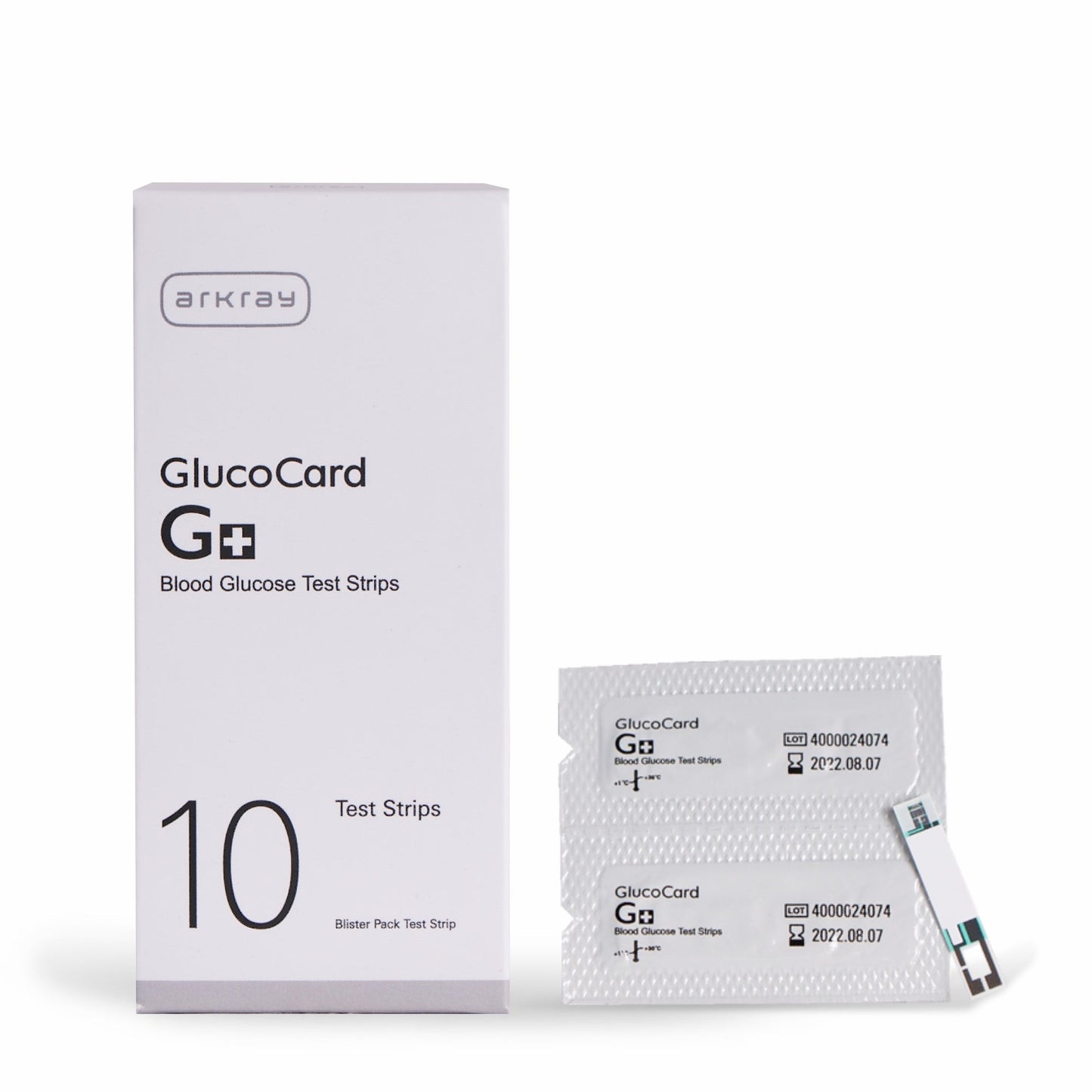 ARKRAY Glucocard G+ Blood Glucose meter With 10 Strips and TRUSTCHECK Blood Pressure Monitor 2.0 Combo Arkray