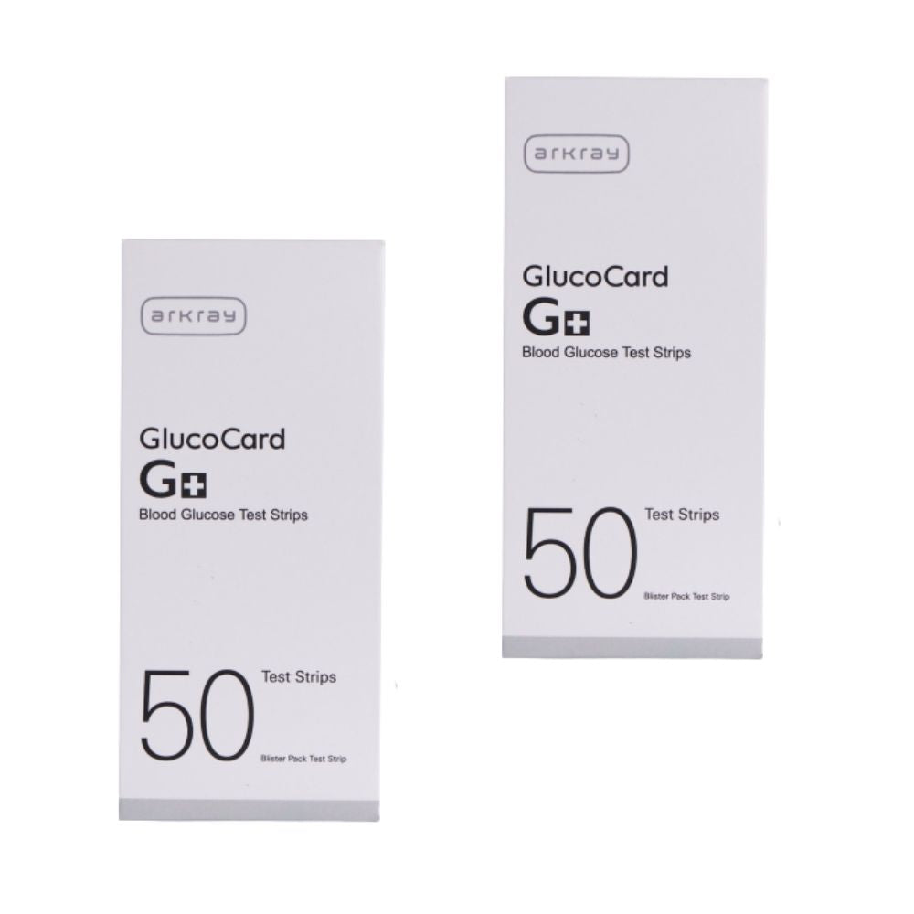 ARKRAY GlucoCard G+ Blood Glucose Meter with 10+100 Test Strips And Relief & Relax Kit Arkray