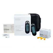 Load image into Gallery viewer, ARKRAY Max Glucocard 01-Mini - Blood Glucose Monitoring Kit with 20 Strips | Reliable Diabetes Monitoring Arkray Inc