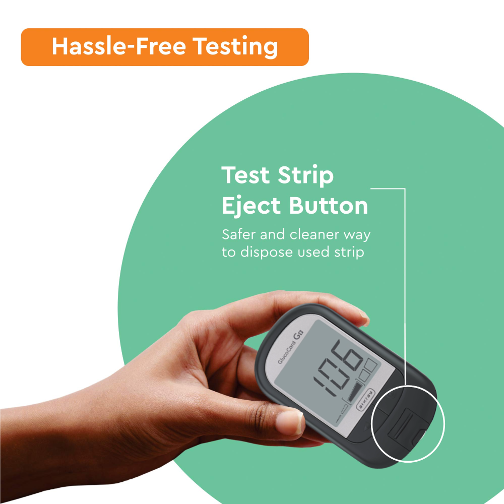 Free Glucocard G+ Device with 25 ALU Strip Pack Arkray