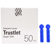 Load image into Gallery viewer, ARKRAY Trustlet Disposable Sterile 100 Lancets For Glucose Monitor Arkray