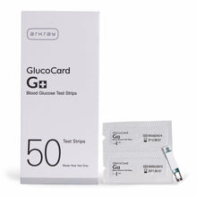 Load image into Gallery viewer, ARKRAY Glucocard G+ 50 strips with 50 Lancets Combo For Blood Glucose Monitor Arkray