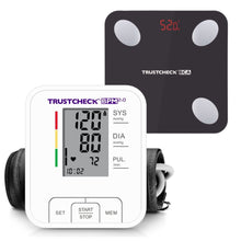 Load image into Gallery viewer, TRUSTCHECK Blood Pressure Monitor 2.0 &amp; Body Composition Analyzer Combo | blood pressure monitor combo Arkray