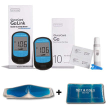 Load image into Gallery viewer, Bluetooth Blood Glucose Monitor with Free 10 Strips &amp; Relax relief Kit Arkray