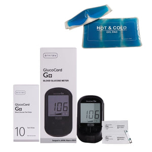 ARKRAY GlucoCard G+ Blood Glucose Meter with Relax and Relief Kit Arkray