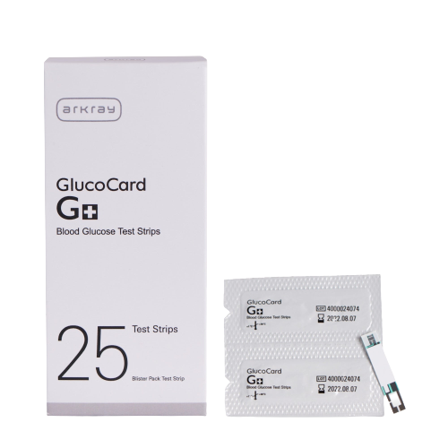 ARKRAY GlucoCard G+ Blood Glucose Meter with 10+25 Test Strips And Relief & Relax Kit Arkray