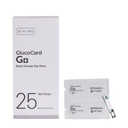 ARKRAY GlucoCard G+ Blood Glucose Meter with 10+25 Test Strips And Relief & Relax Kit Arkray